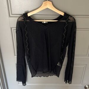 Pilcro Sheer Hoodie